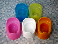 all five potties