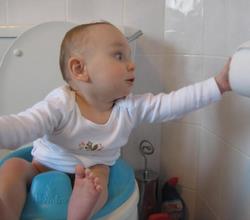 12 months - bumbo toilet seat