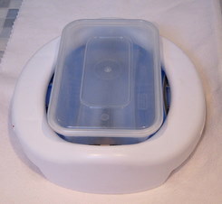 potette with takeaway container - folded